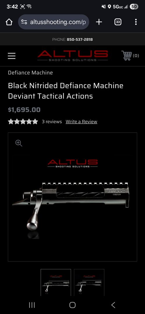 Defiance deviant action
