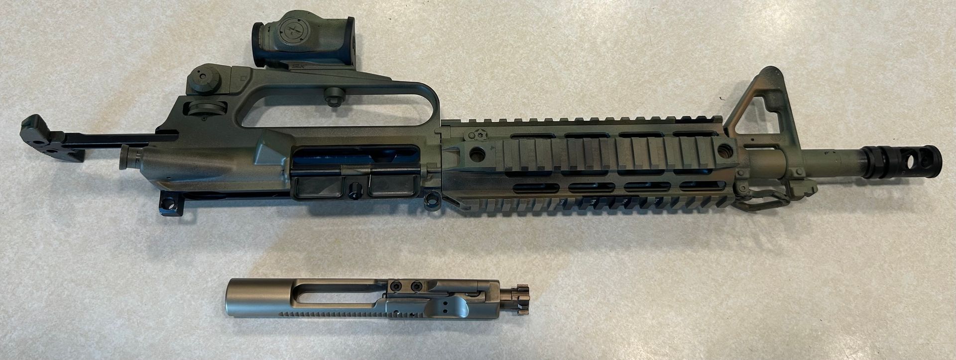 5.56 Carry Handle 11.5" Upper with BCM rail, PA SLx 1x Prism 3