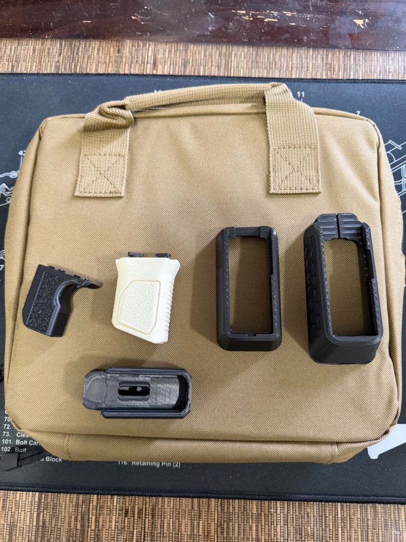 3D Printed Mlok Accessories 