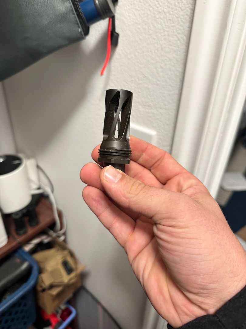 Huxwrx flash holder for 13.7 barrel 556 2