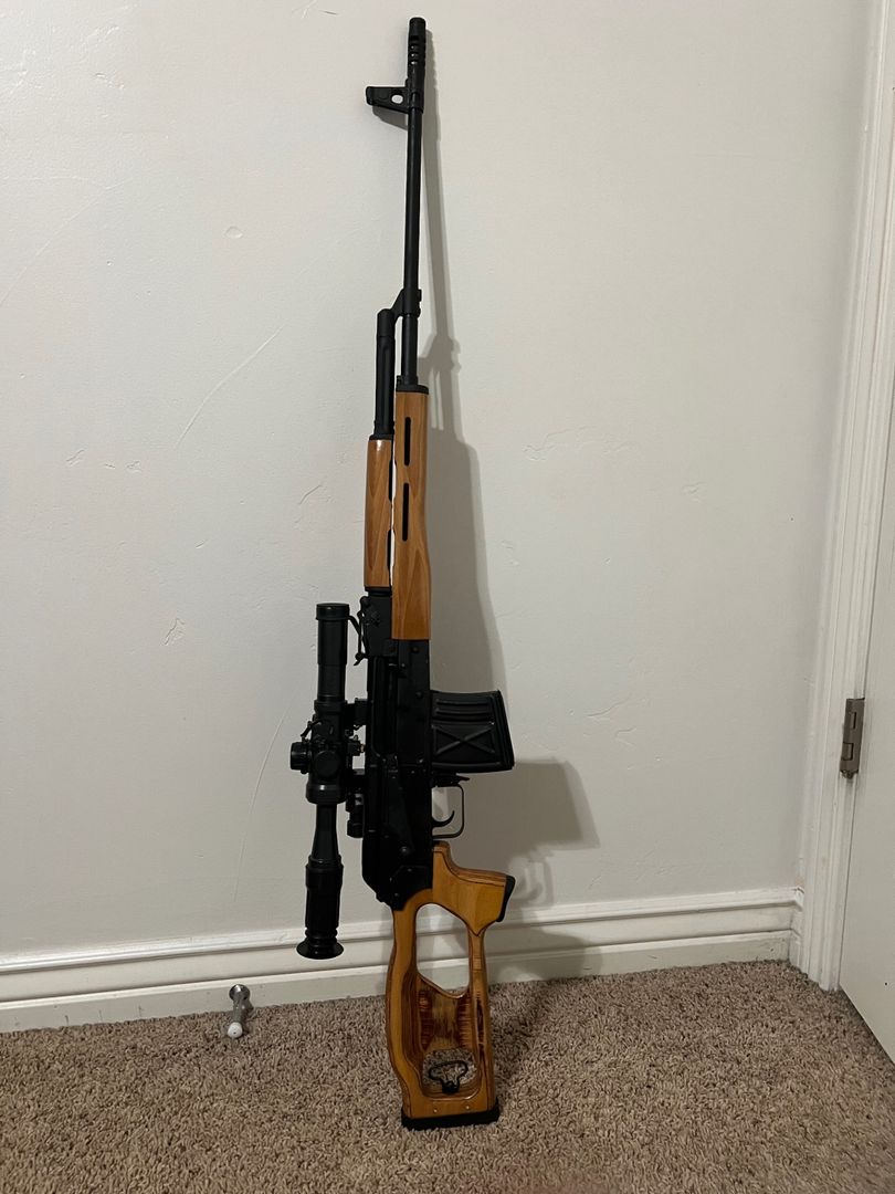 DRACO 7.62X54R Romanian PSL-54R w/ Novosibirsk 4X22-1 Electric 2