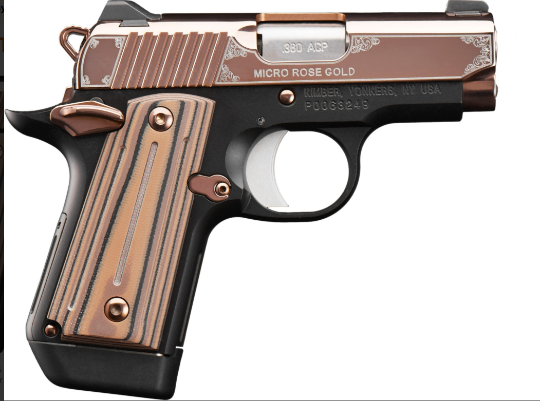 MICRO ROSE GLD 380ACP 2.75" NS ROSE GOLD 380 ACP