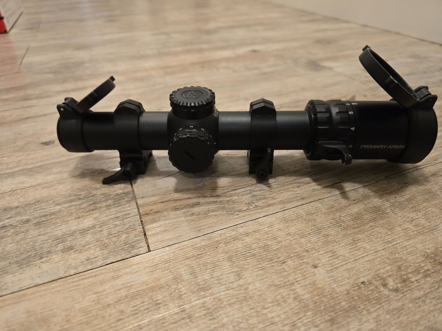 Primary Arms ACSS Nova 1-6x LPVO with Warne Medium QD Rings