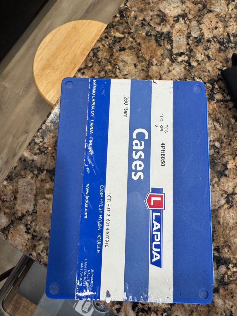 Lapua 260 rem cases (100)