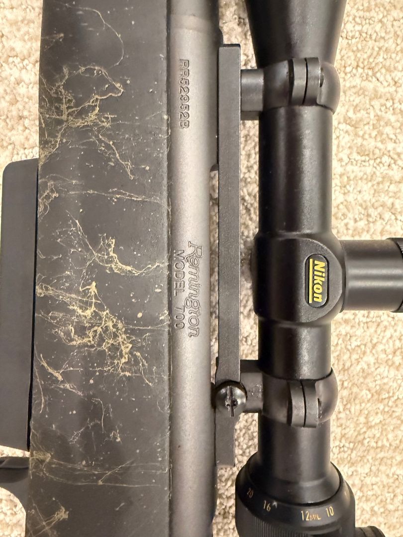 Custom Remington 700 threaded barrel, new tigger Lower mag recover  5