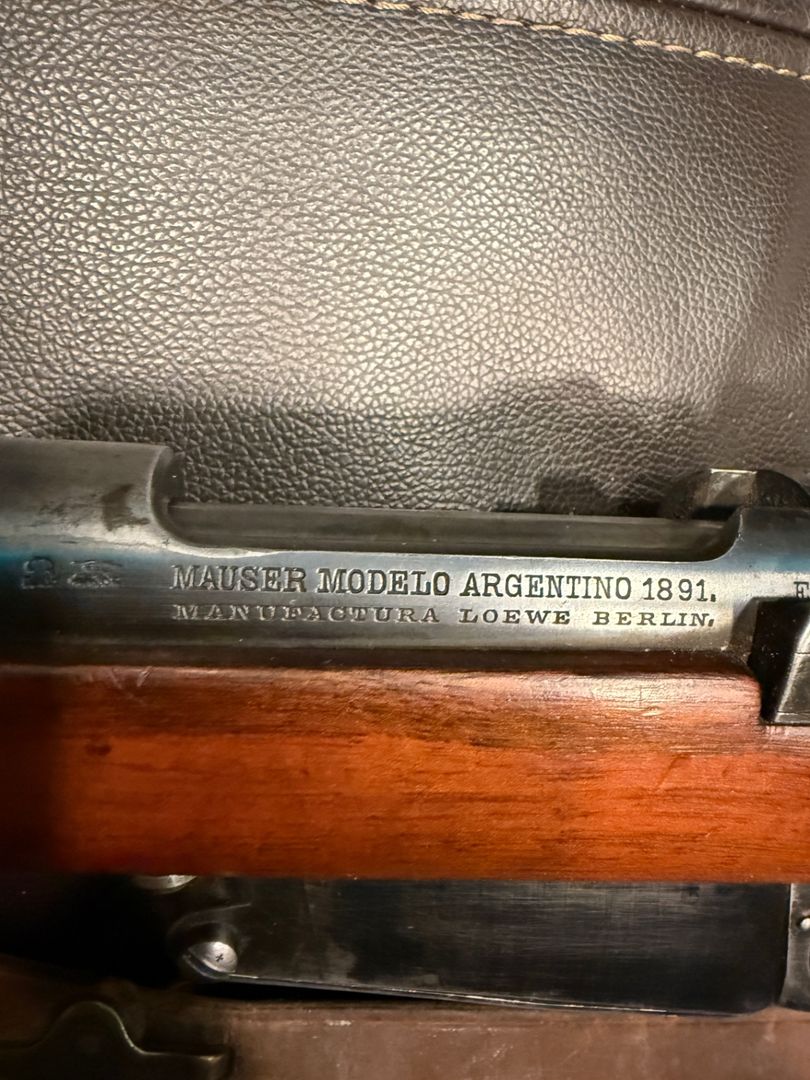 Mauser Argentino 1891 – 7.65×53 – Loewe Berlin – Matching – Lightly Sporterized 3