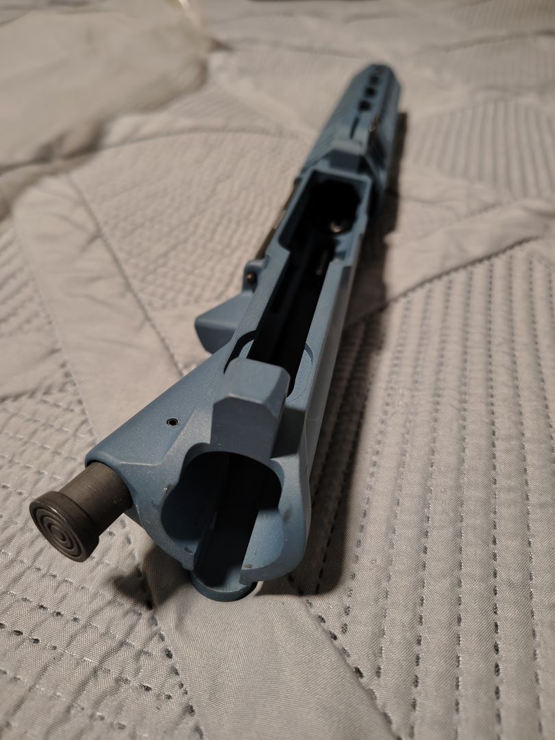 Grid Defense 10.5" 7.62x39 Upper Receiver - Blue Titanium 4
