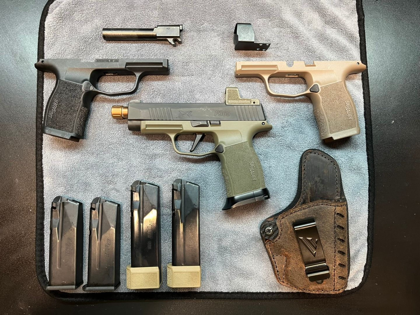 Sig P365XL w/ accessories