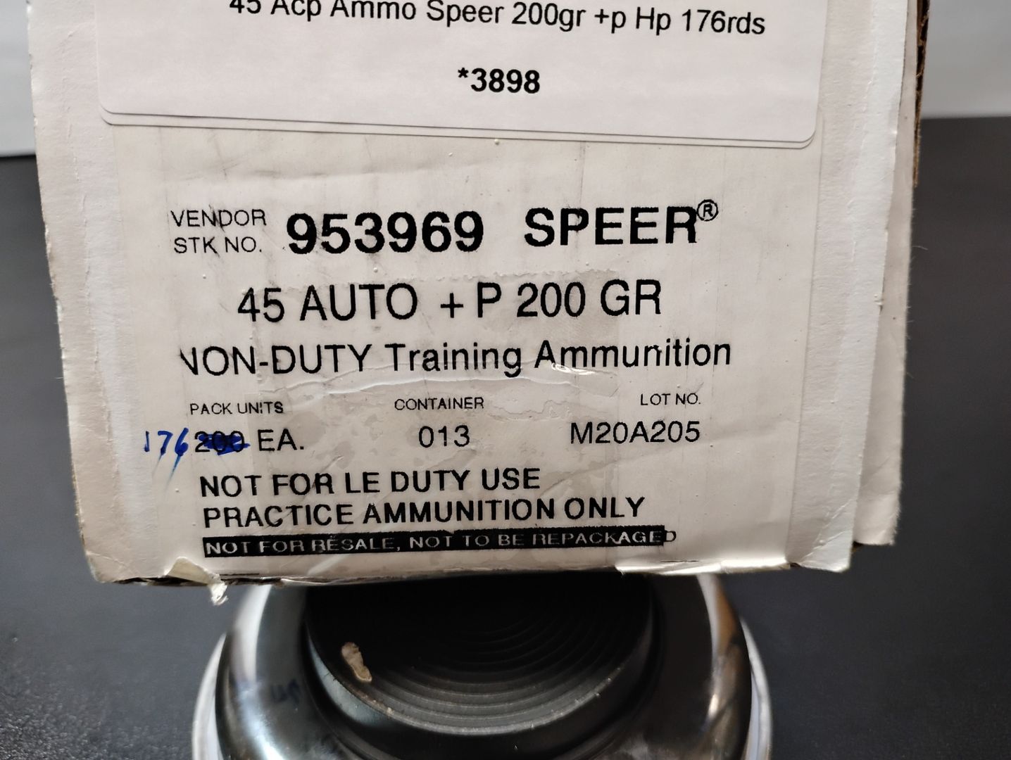 SPEER 45 Auto +P Non Duty Training Ammo 2