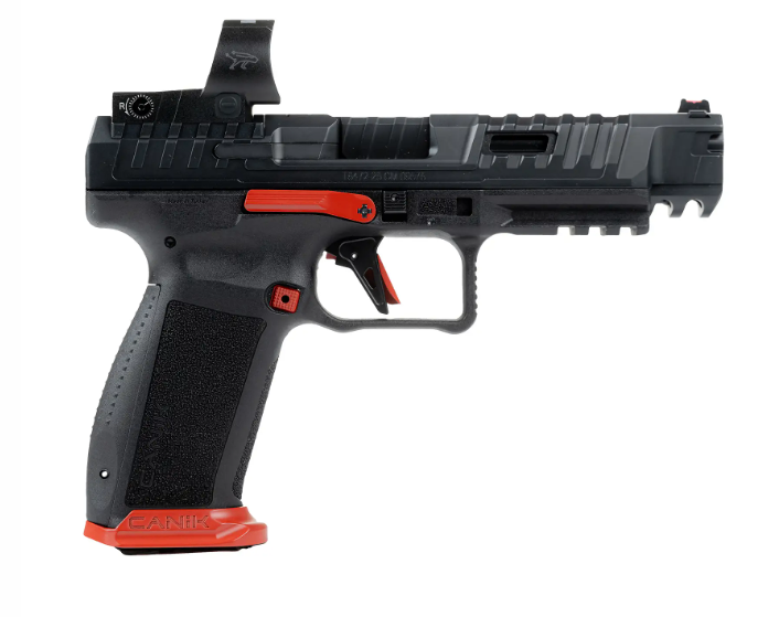 CANIK SFX RIVAL RED FULL SIZE 9MM PISTOL 5" MECANIK MO3 OPTIC, 18RD MAG