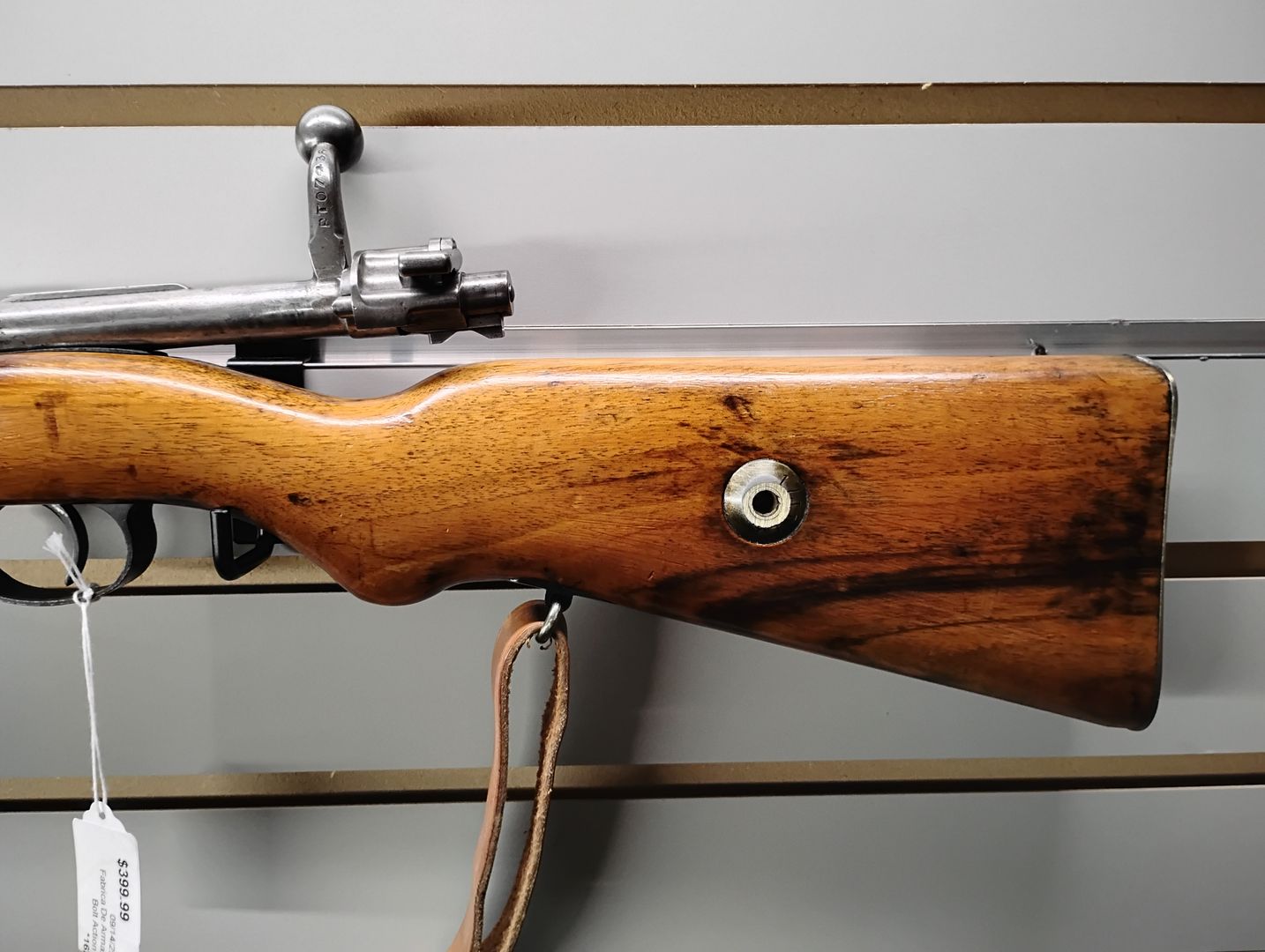 Fabrica de Armas - Spanish M44 La Caruna 8mm Mauser Bolt Action Rifle 5