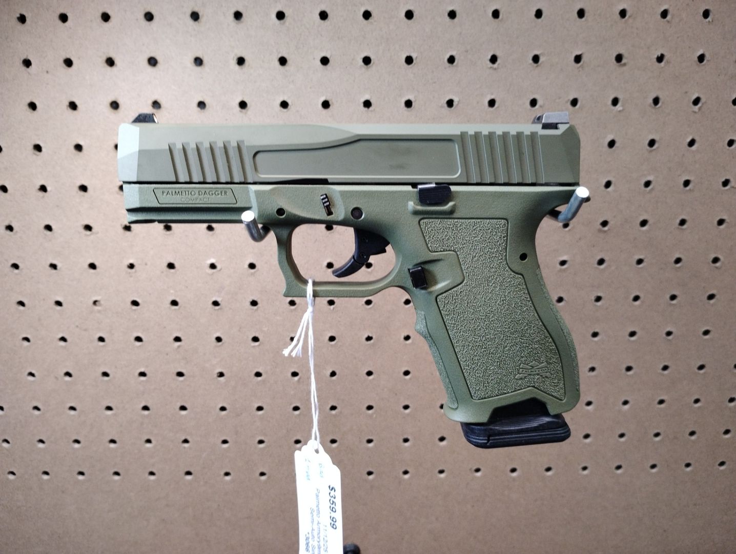Palmetto Dagger Sniper Green Compact 9mm Semi-Auto Pistol 2