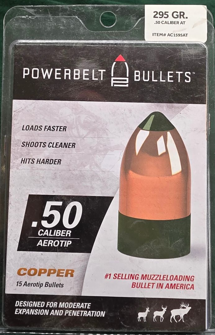 PowerBelt .50 Cal Copper AeroTip
