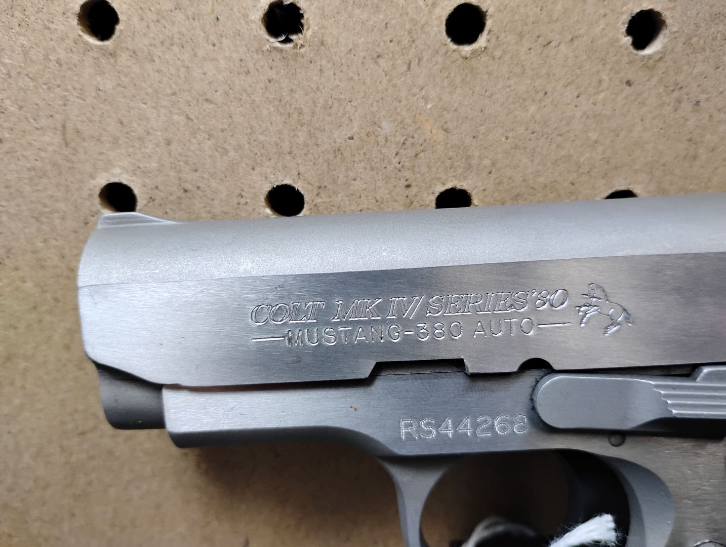 Colt MKIV/Series '80 Mustang .380 Plus II Stainless Pistol 4