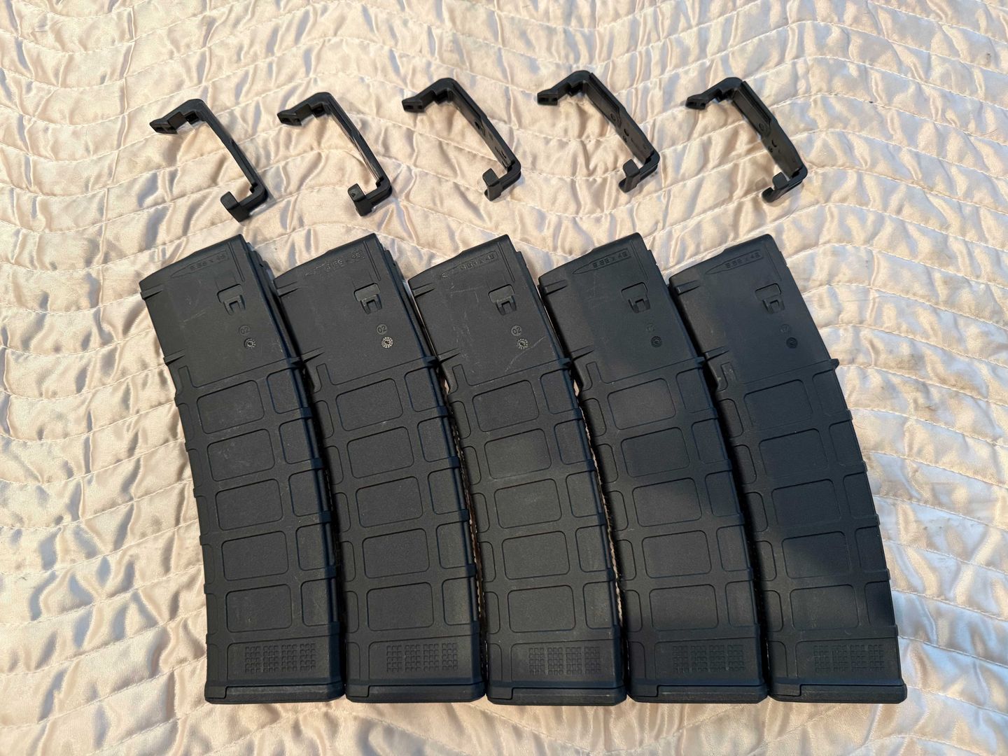 6 Magazines - Magpul PMAG 40-round Gen M3 2