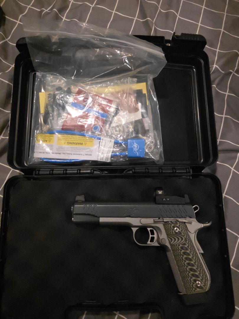 Kimber Aegis 45acp and Vortex Red dot 4