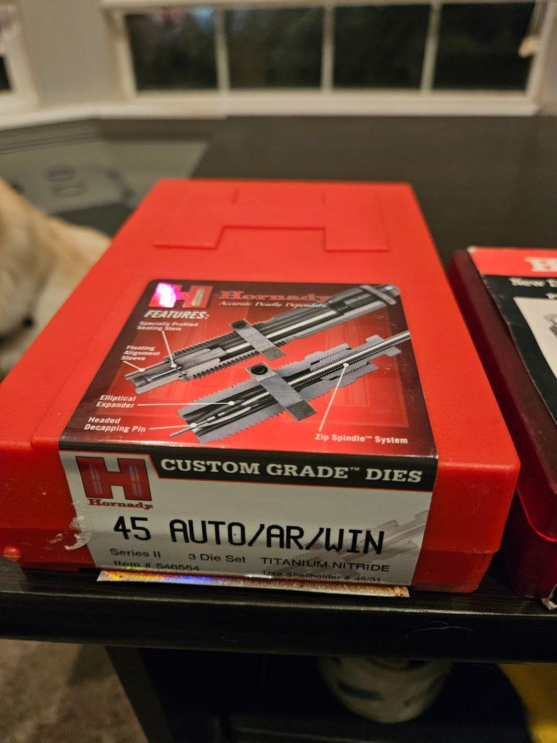 Many Die sets available. Redding, RCBS, Hornady 4