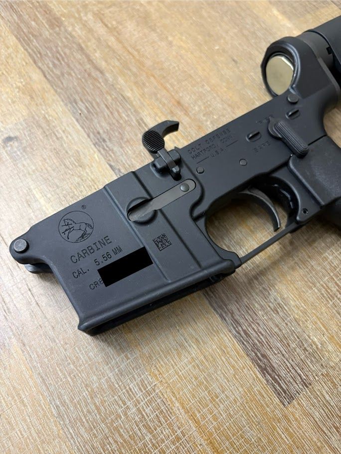 Colt M4 complete lower receiver, "Carbine" marked. 2