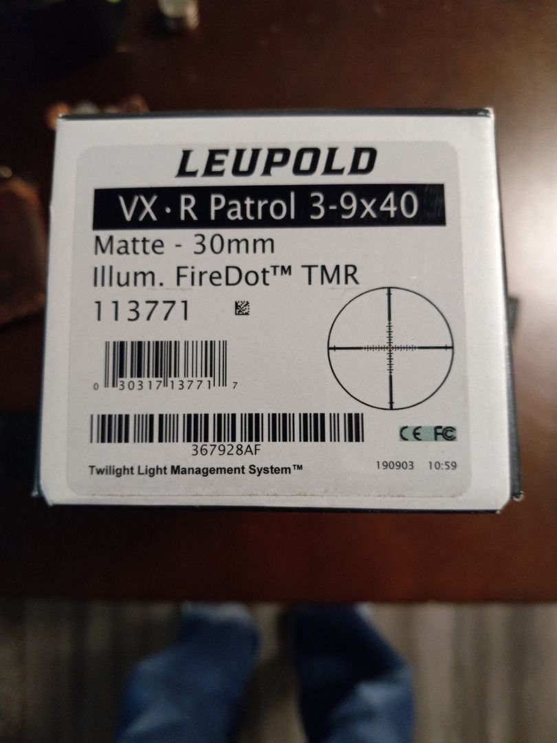 Leupold VXR 3-9x40 Firedot TMR 3