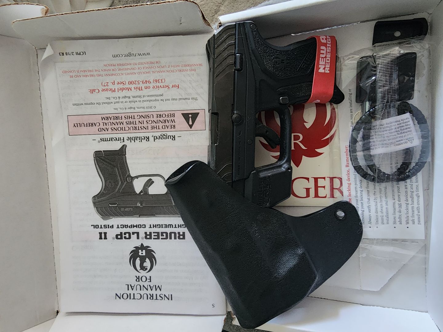 Ruger LCP II .380 w. extras