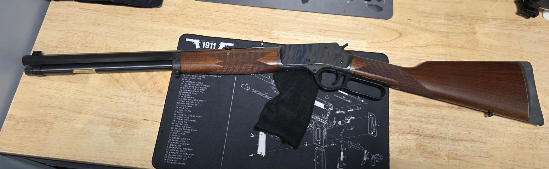 Henry Big Boy Color Case Hardened 45 long colt with ammo 3