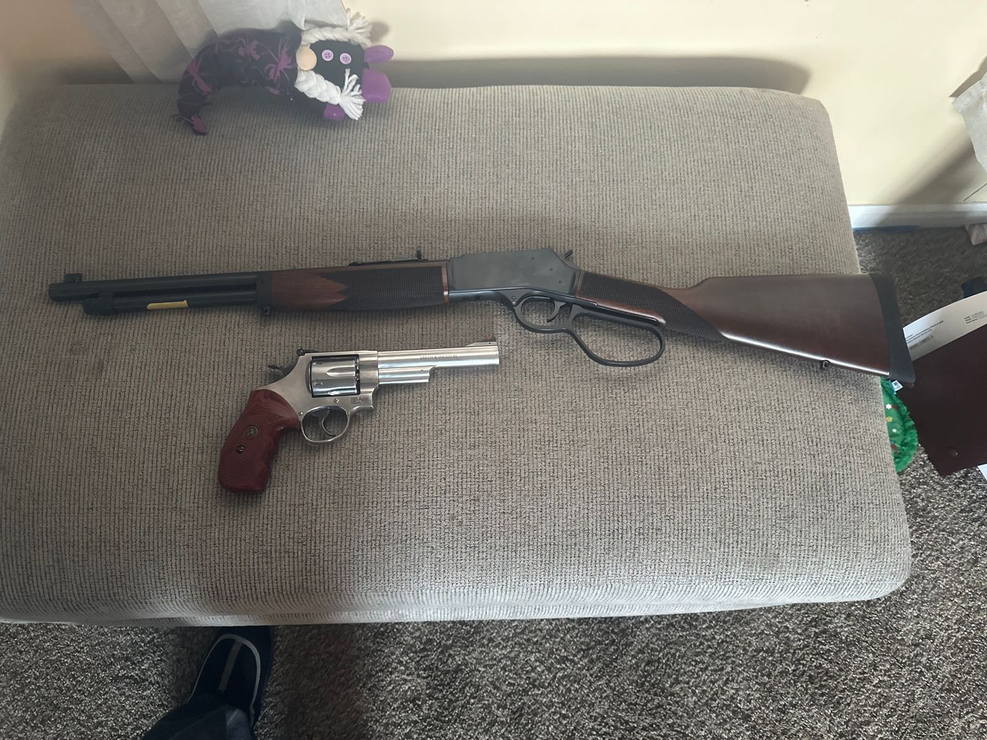 S&W combat grips lrg fr rnd butt 5
