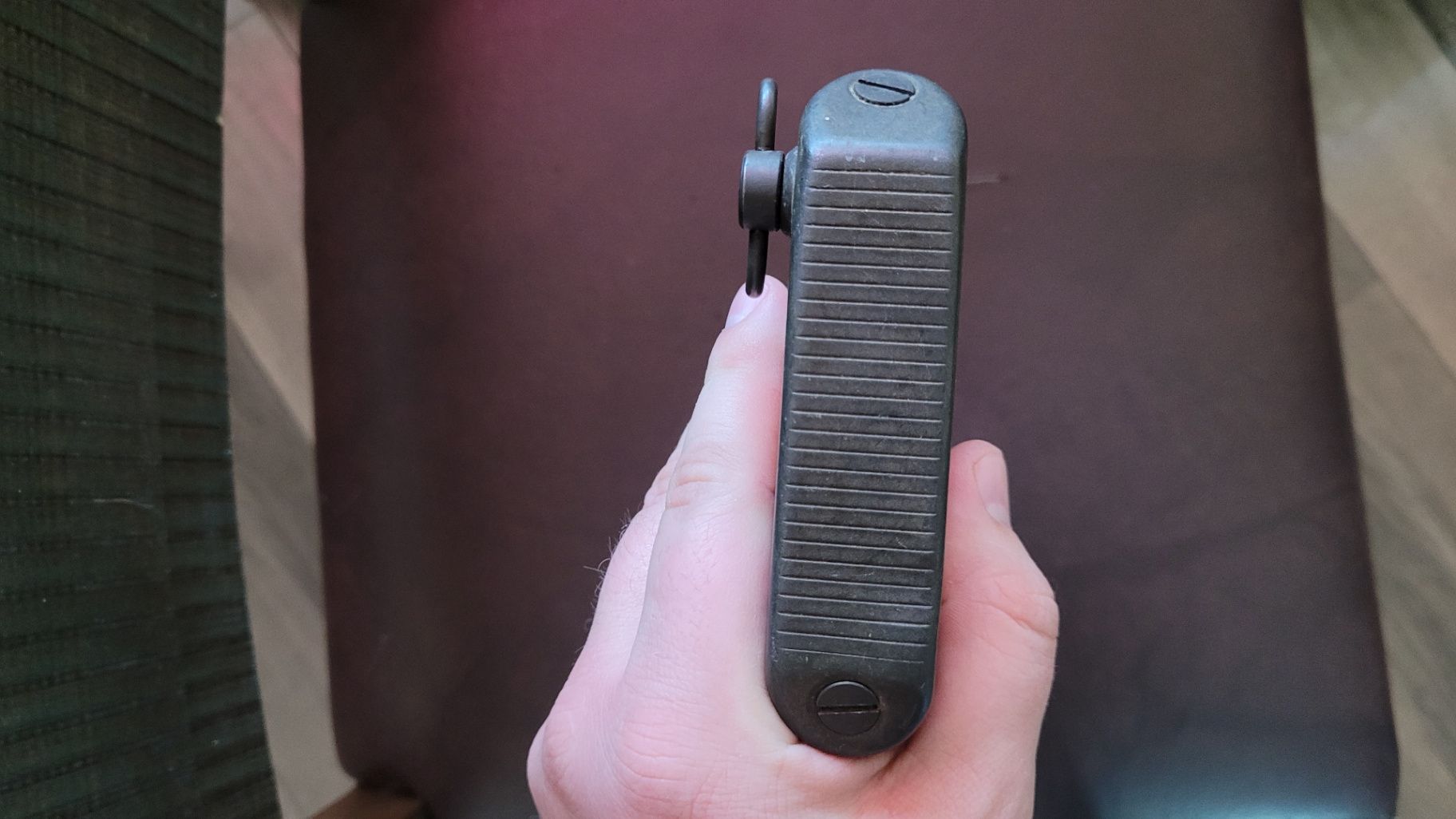 QD Wooden Uzi Buttstock w/ Sling Swivel 3