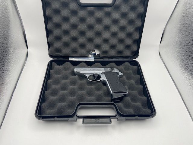 Walther PPK/S 22 Long Rifle 3.3in Nickel Pistol / E75002373 3