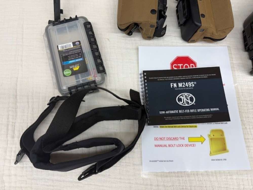 Belt Fed FN 249 with M249 Trijicon ACOG 3