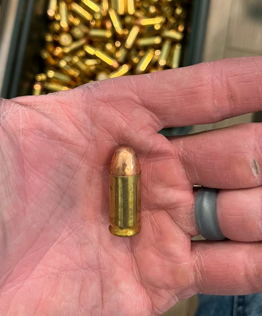 .45 acp HP and FMJ trade for .223 projectiles