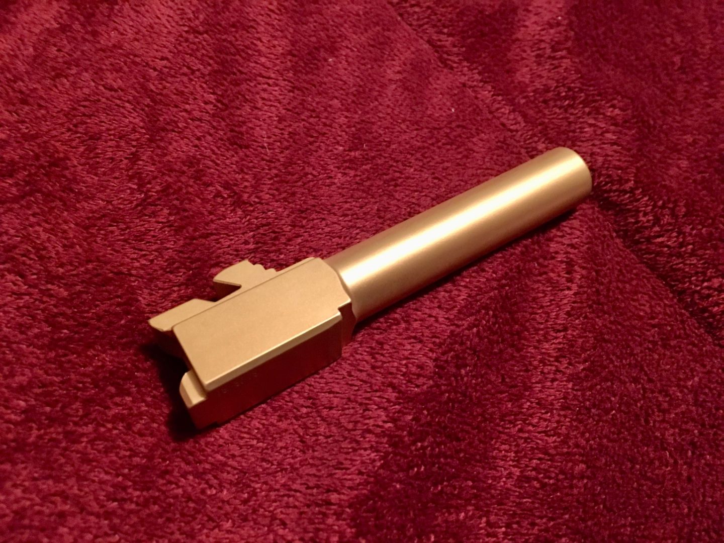 Glock 19 Gold TiN Wing Crown Barrel
