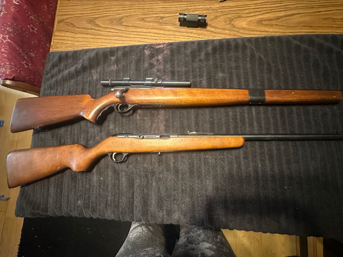 Two older mossberg 22 LR 2