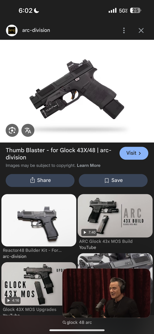 WTB ARC REACTOR G48 SLIDE