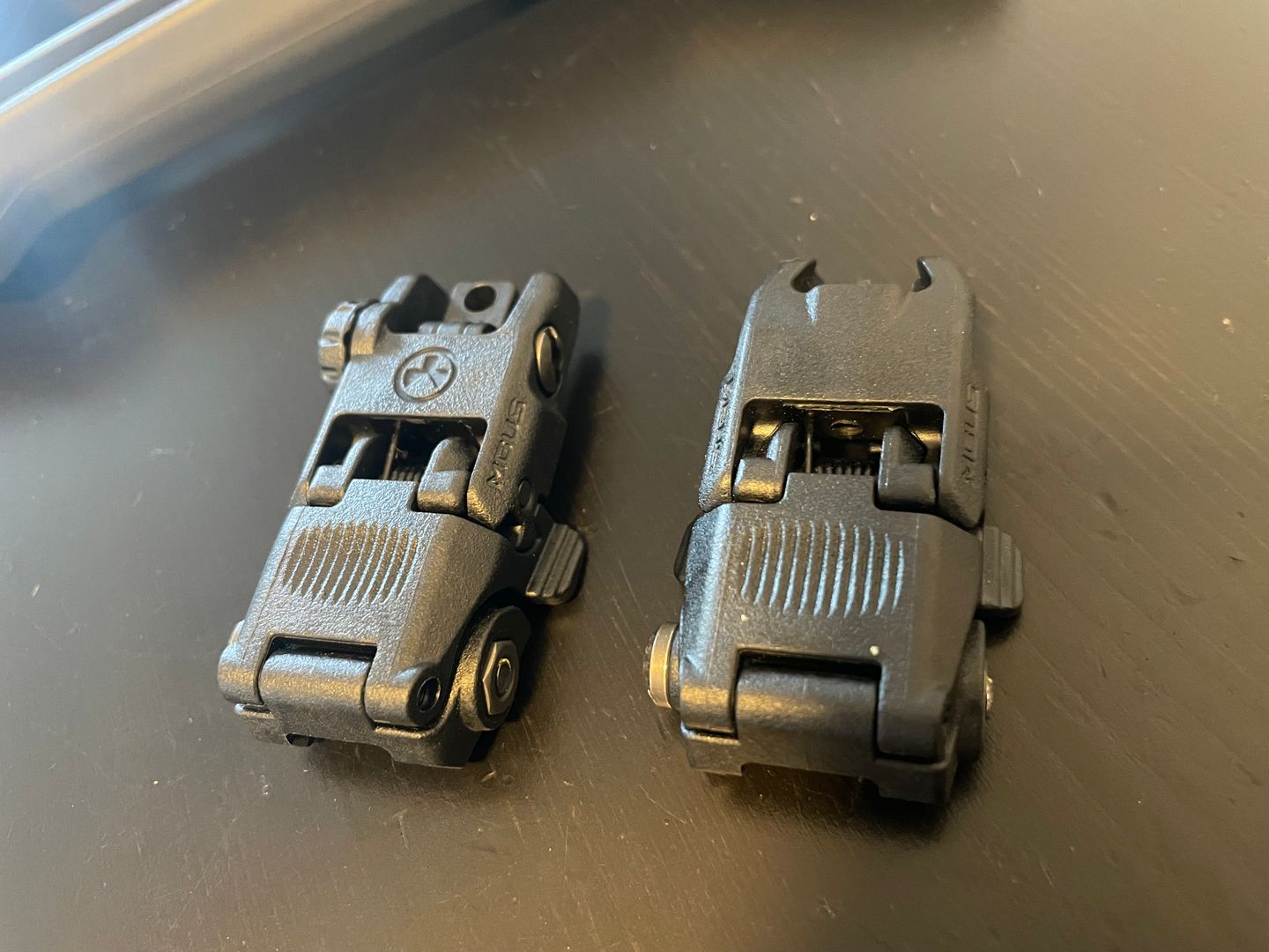 Magpul MOE Fixed stock and MBUS Sights 3