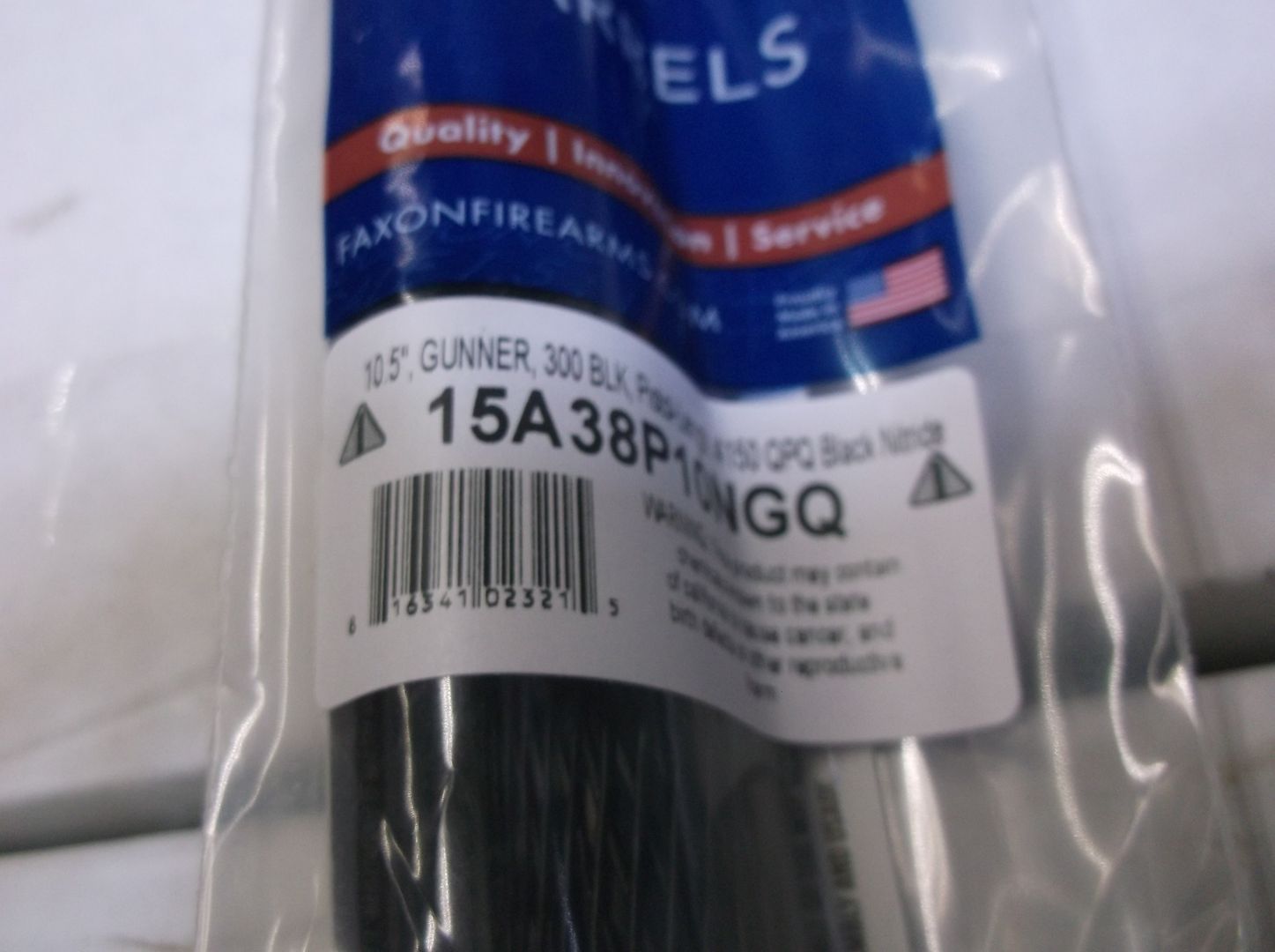 FAXON 10.5 300 BLACKOUT BARREL  2