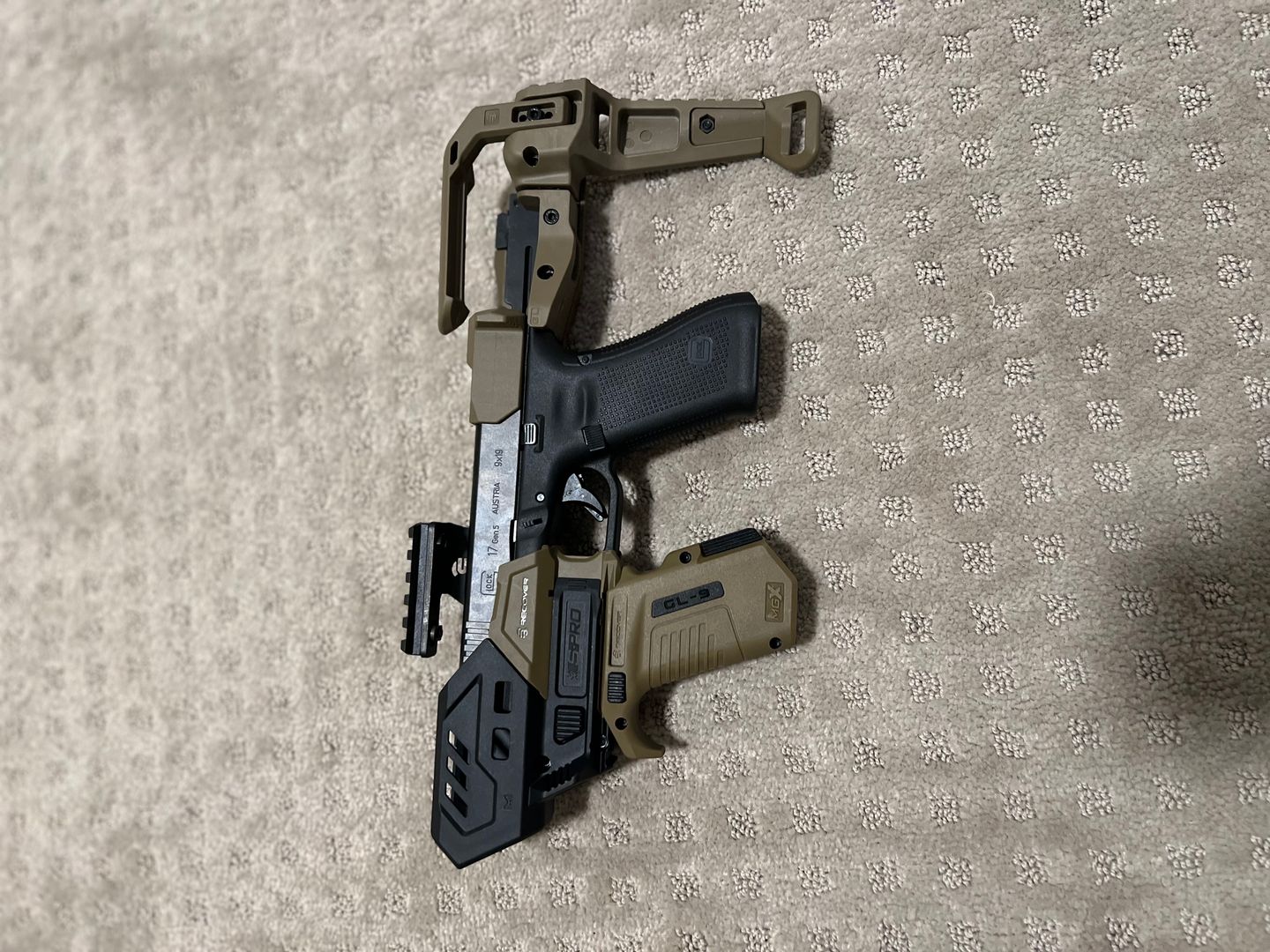 Glock 17 Gen 5 with S-Pro brace system 5