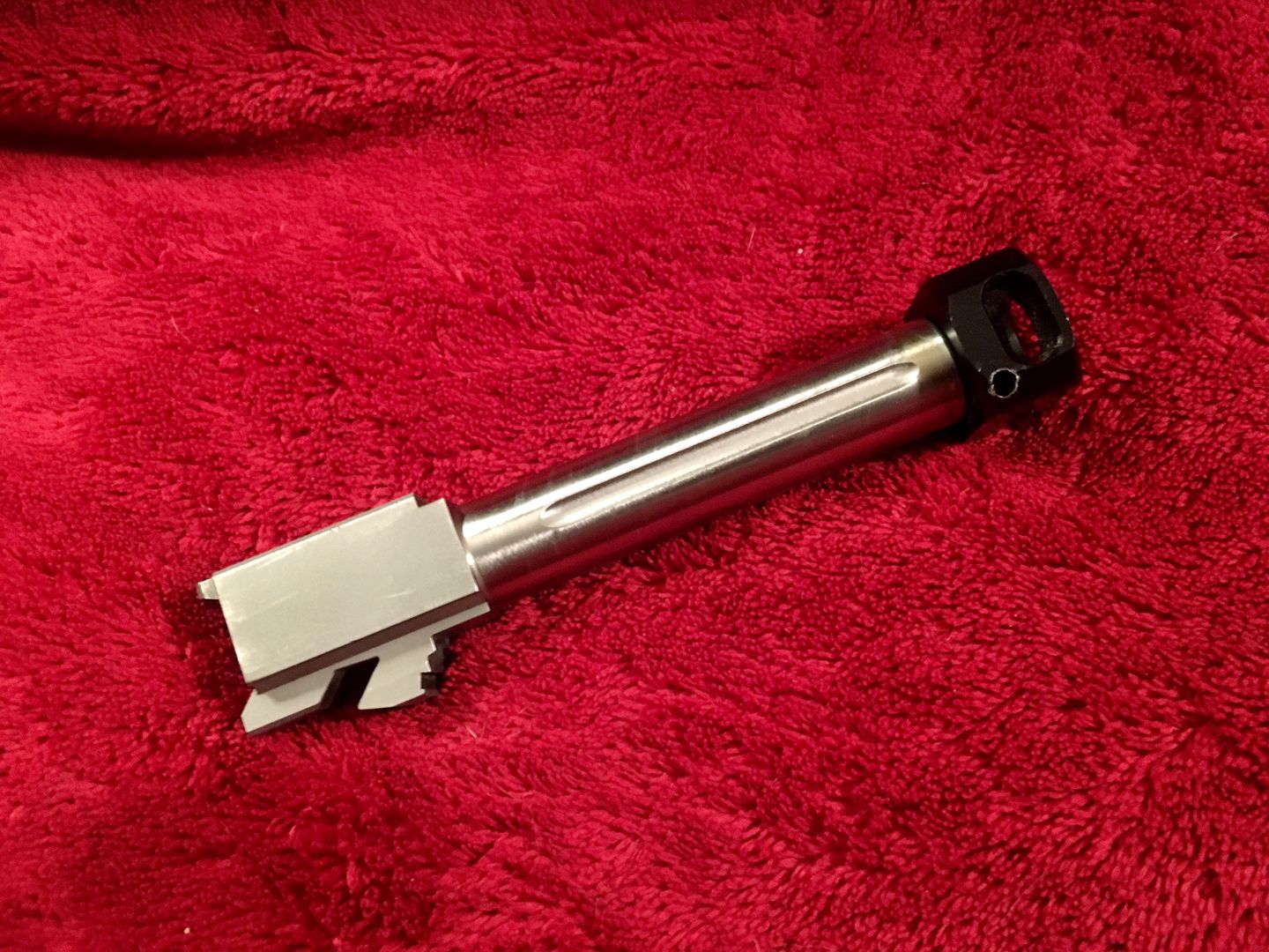 Glock 19 Mayhem Syndicate Barrel Comp Assembly ( Fluted )  2