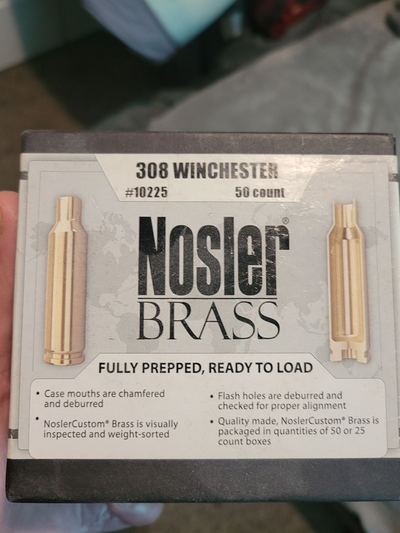 Nosler 308 Win Brass