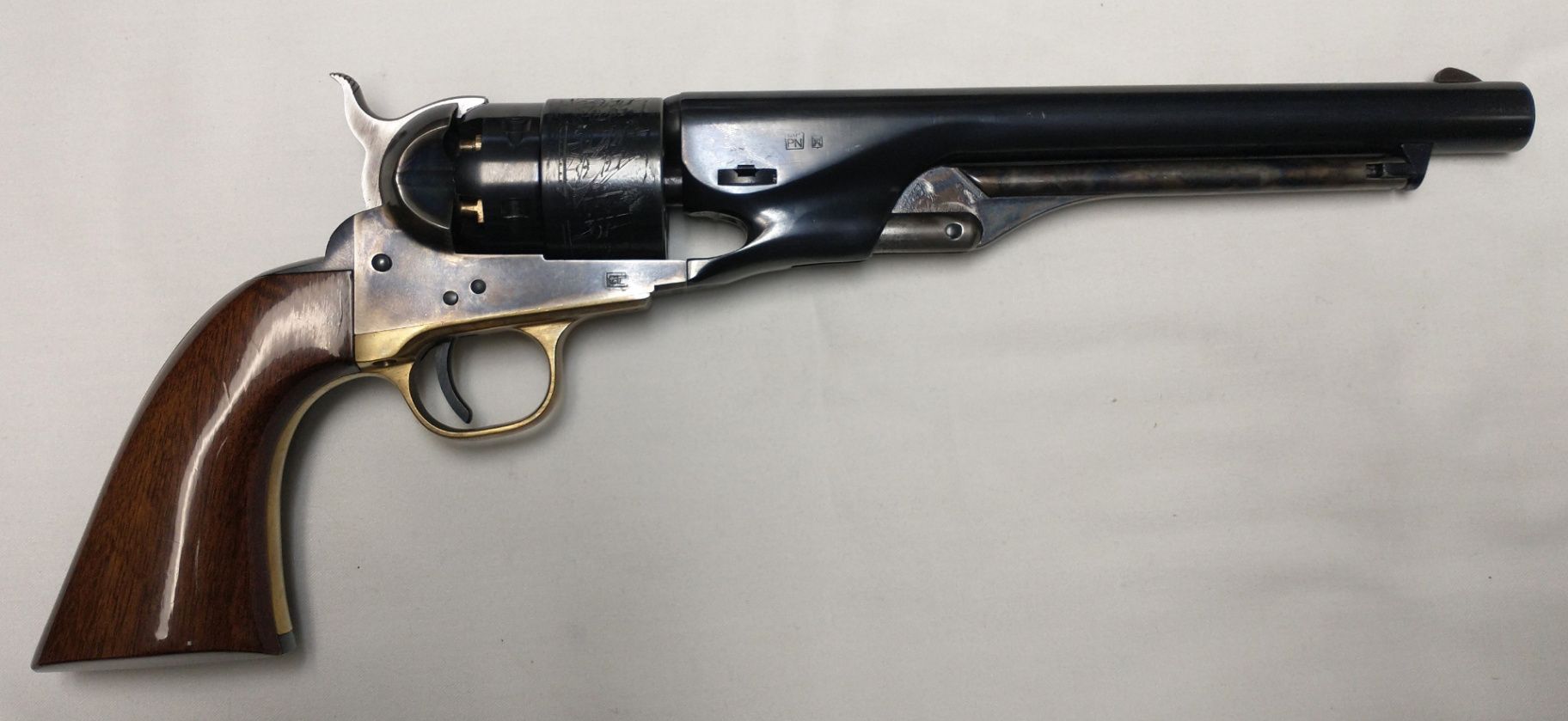 Cimarron Uberti Colt 1860 Army 44 caliber cap & ball revolver.  Better Than New