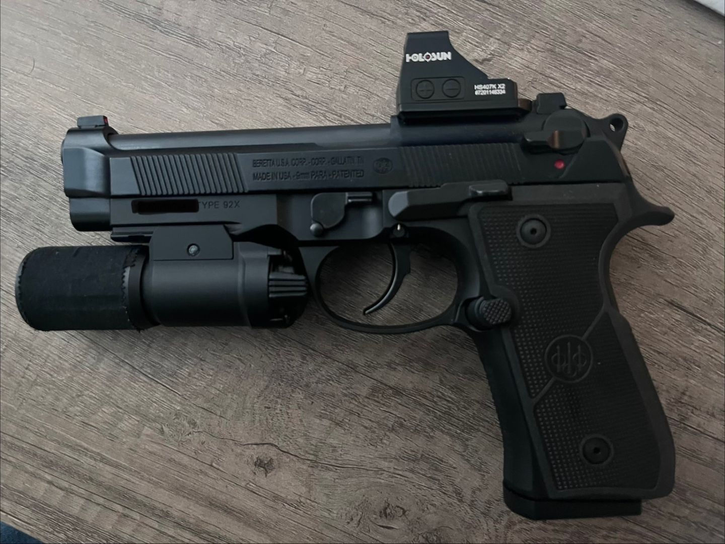 Beretta 92x rdo full size