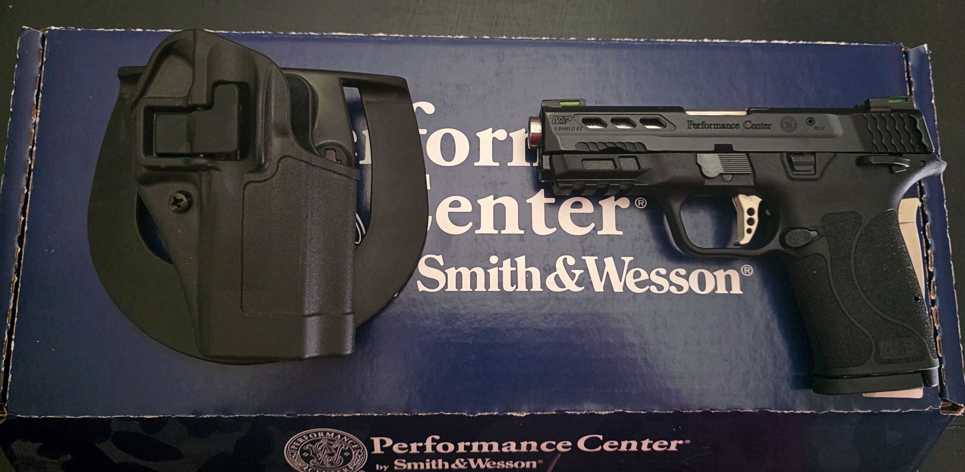 Smith & Wesson Performance Center M&P 9mm Shield EZ – Silver Ported Barrel 3