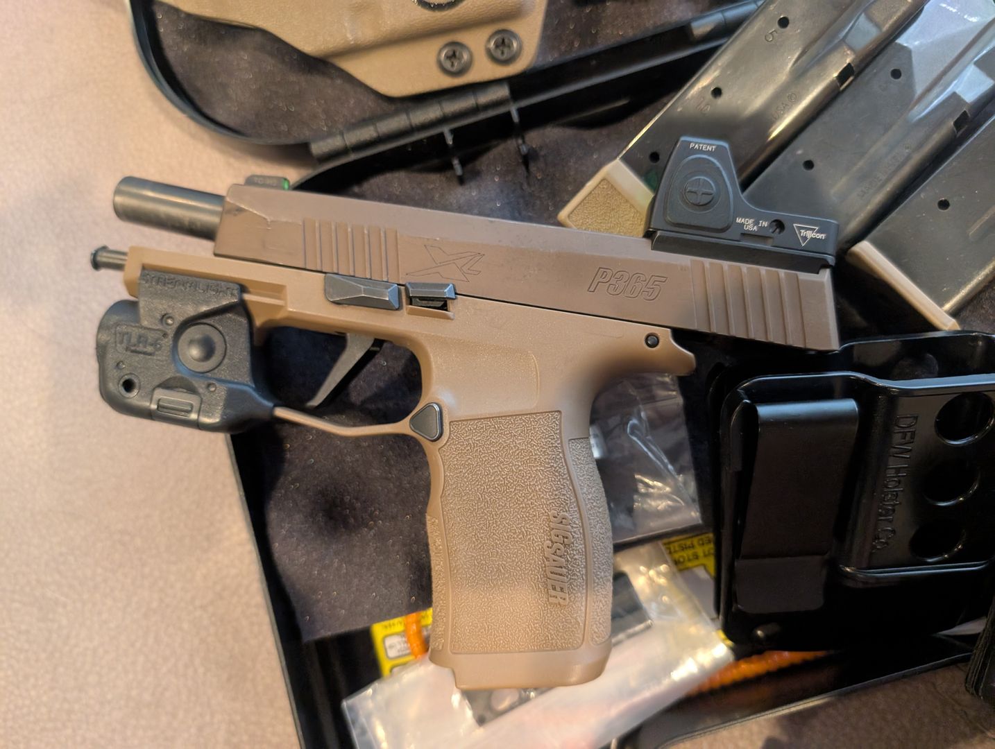 Sig P365 XL 9mm w/ RDS & Light + Accessories 3