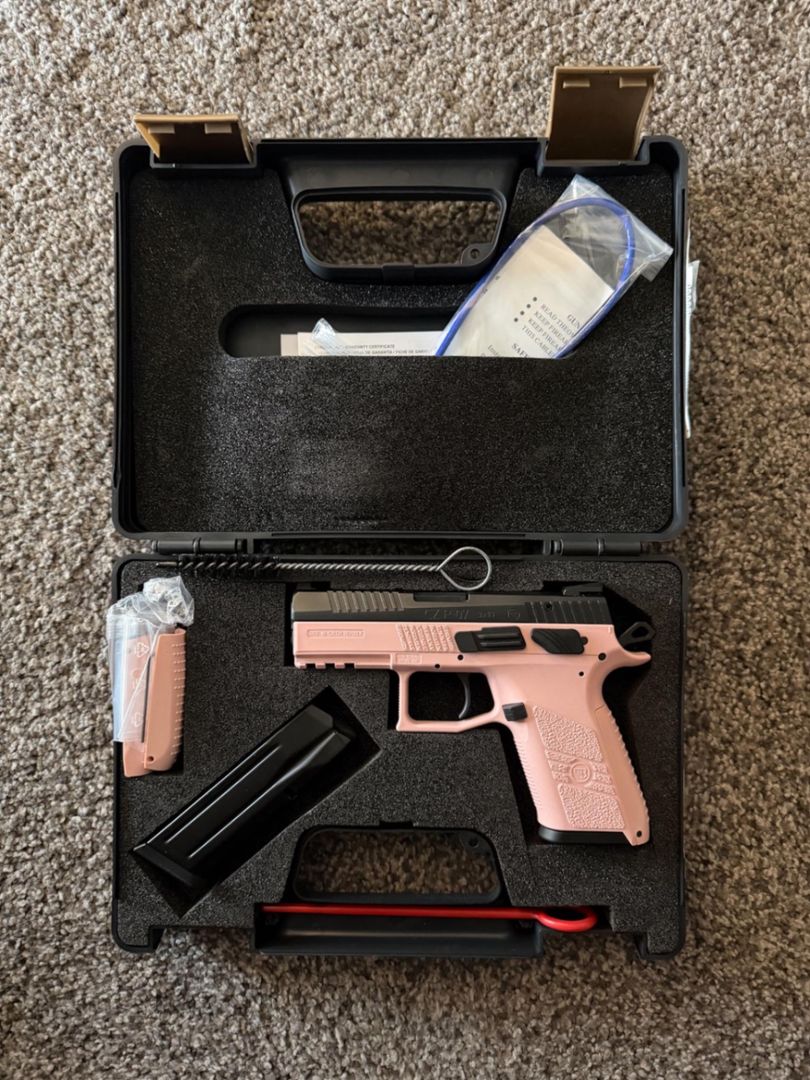 CZ P-07 Pink Frame