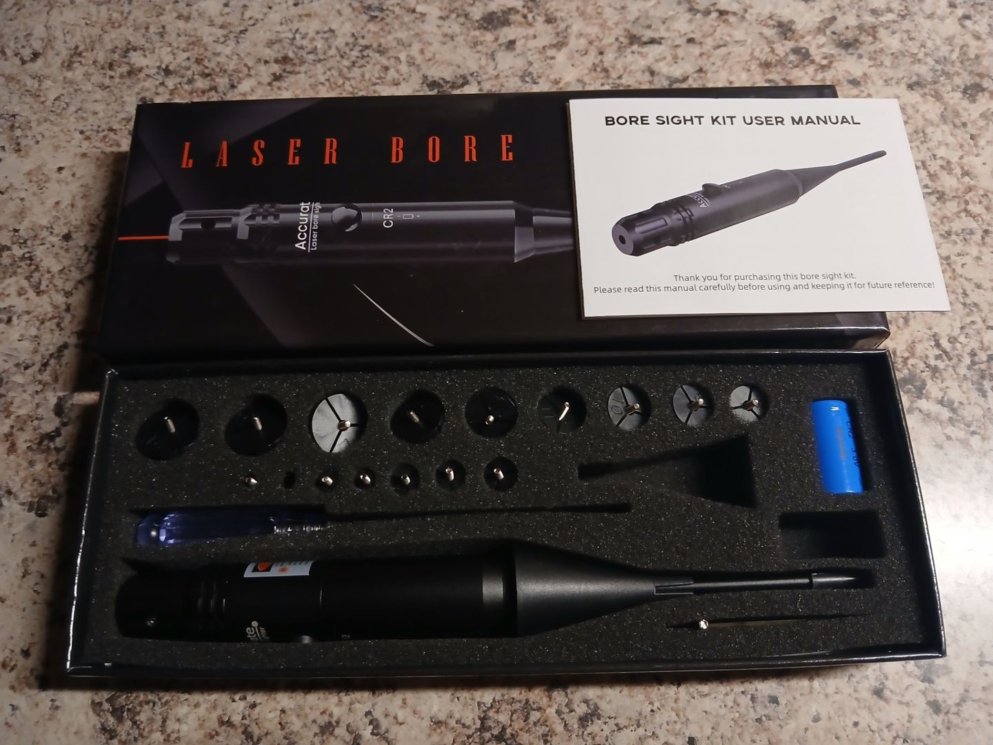 Laser bore sight kit