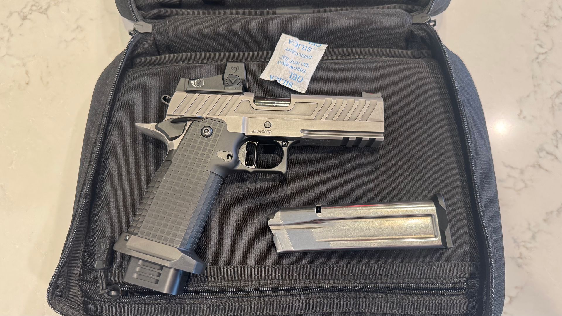 Race CIty Defense RC9 4.25" Ported with Swamp Fox Optic Only 40 rounds shot 2011 5