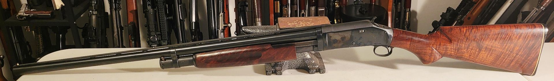 1908 Winchester pump shotgun