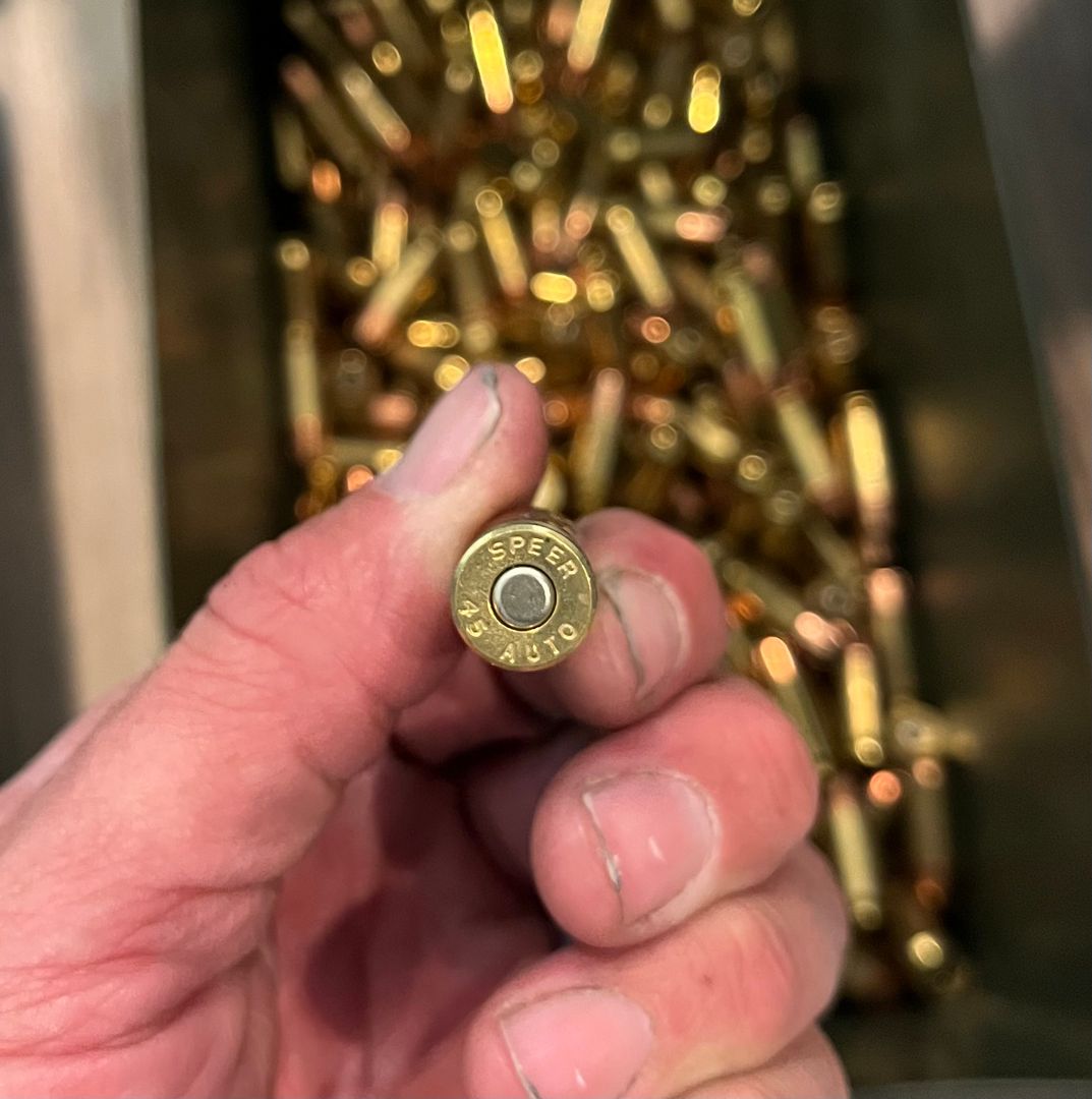 .45 acp HP and FMJ trade for .223 projectiles 3