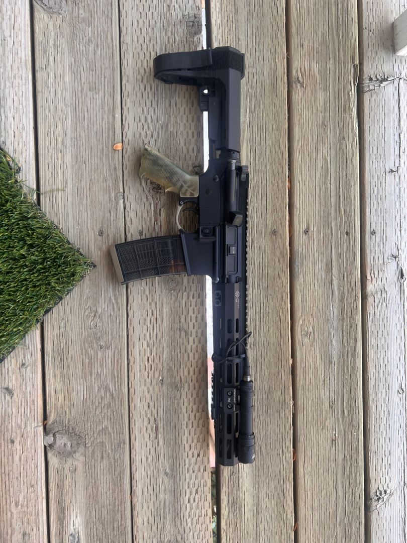  .300 Blackout AR-15 Pistol – 11.5″ M-LOK, SB Tactical Brace 2