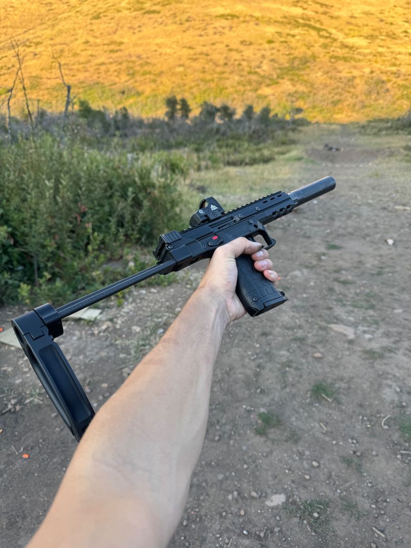Keltec CP33 with Farrowtech CF Brace 