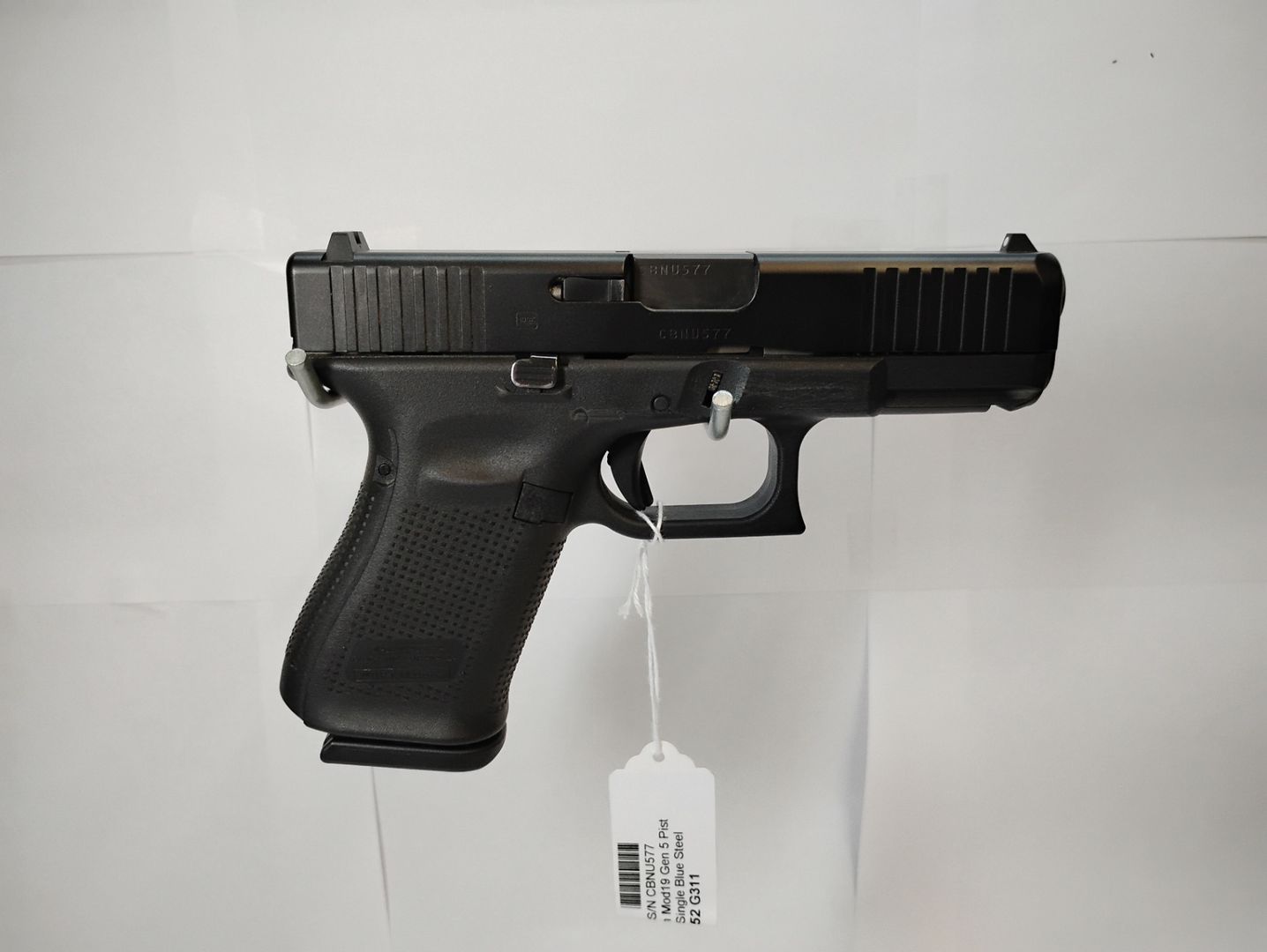 GLOCK 19 Gen5 9mm Semiautomatic Pistol
